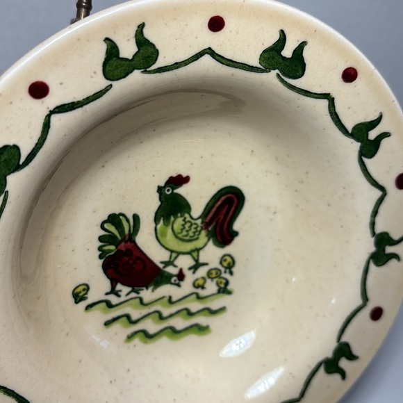 Metlox Poppytrail Fruit Dessert Sauce Bowls USA Homestead Provincial Rooster 6” - Picture 3 of 11
